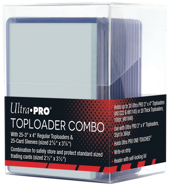 Ultra-PRO - Toploader Combo: Box + 25 Toploader