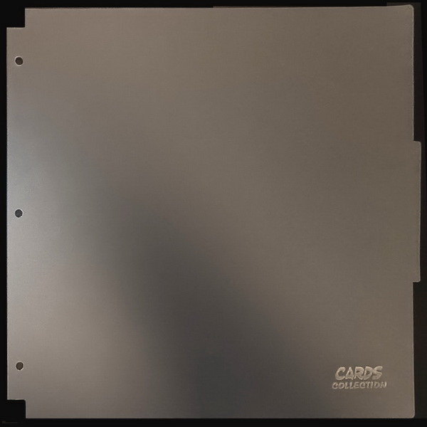 Cards Collection - Divisorio Album 3 Anelli 12 tasche Clear Matte/Trasparente Opaco