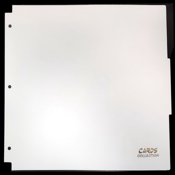 Cards Collection - Divisorio Album 3 Anelli 12 tasche White