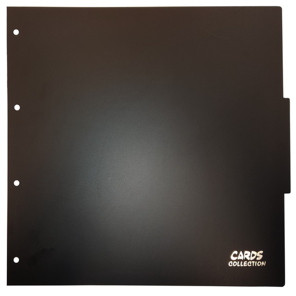 Cards Collection - Divisorio Album 4 Anelli 12 tasche Black