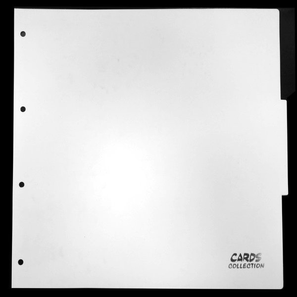 Cards Collection - Divisorio Album 4 Anelli 12 tasche White