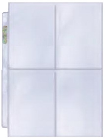 Ultra-PRO - Foglio a 4 tasche Platinum 3.5x5.25 Pocket