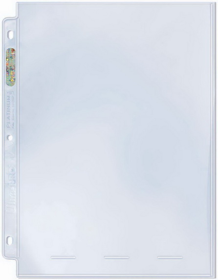 Ultra-PRO - Foglio a 1 tasca Platinum 8x10 Pocket
