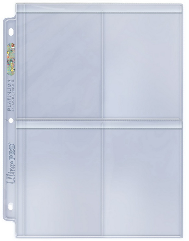 Ultra-PRO - Foglio 4-Pocket Secure Page for Toploaders