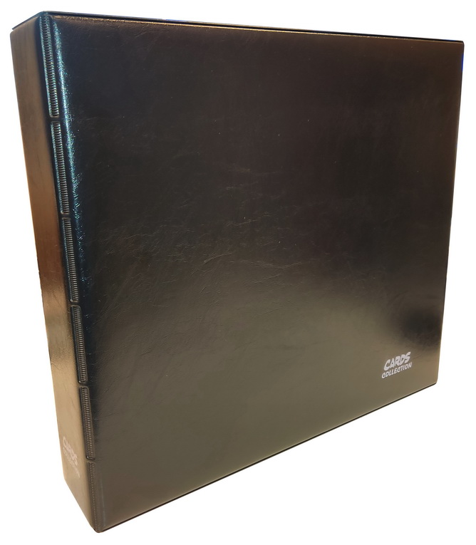 Cards Collection - Album a 4 Anelli QuadRow Black + divisorio in omaggio