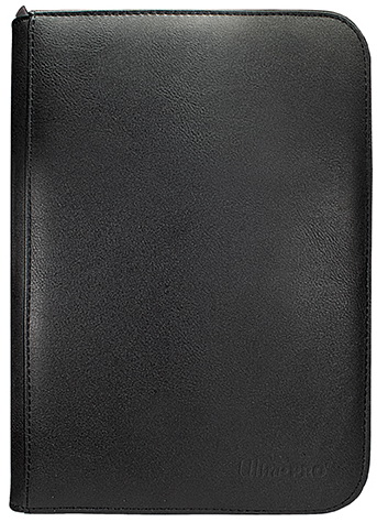 Ultra-PRO - Vivid 4-Pocket Zippered PRO-Binder 4+4 tasche/20 fogli Black