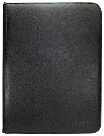 Ultra-PRO - Vivid 9-Pocket Zippered 9+9 tasche/20 fogli PRO-Binder 360 Black