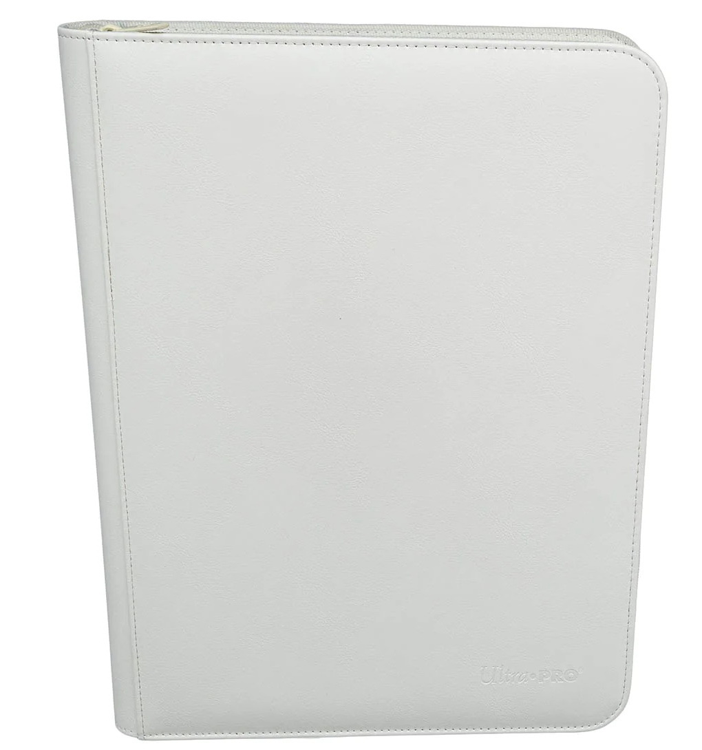 Ultra-PRO - Vivid 9-Pocket Zippered 9+9 tasche/20 fogli PRO-Binder 360 White