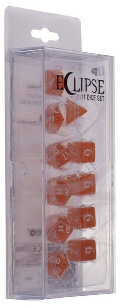 Ultra Pro - Eclipse 11 Dice Set: Pumpkin Orange