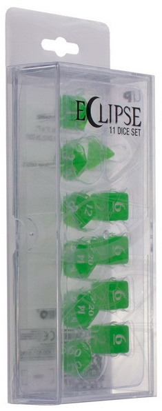 Ultra Pro - Eclipse 11 Dice Set: Lime Green