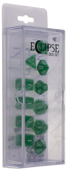 Ultra Pro - Eclipse 11 Dice Set: Forest Green