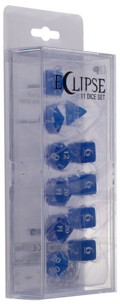 Ultra Pro - Eclipse 11 Dice Set: Pacific Blue