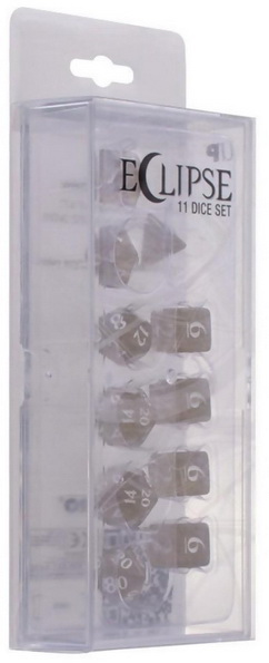 Ultra Pro - Eclipse 11 Dice Set: Smoke Grey