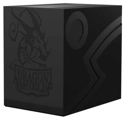 Dragon Shield - Deck Box 150+ Double Shell Shadow Black/Black