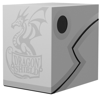 Dragon Shield - Deck Box 150+ Double Shell Ashen White/Black