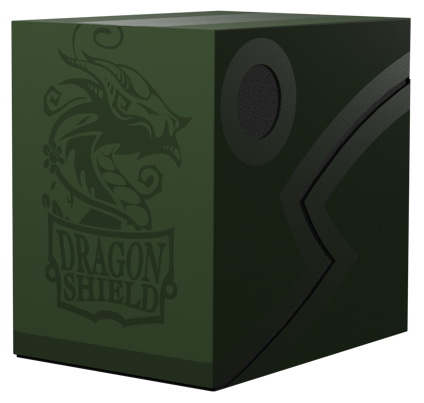 Dragon Shield - Deck Box 150+ Double Shell Forest Green/Black