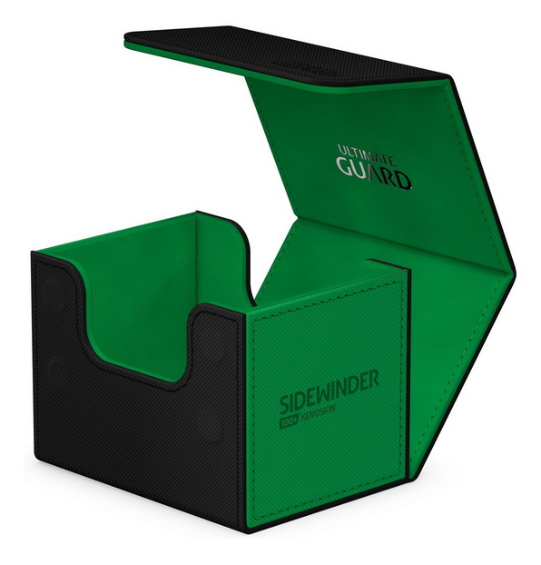 Ultimate Guard - SideWinder Deck Case Xenoskin 100+ SYNERGY Black/Green