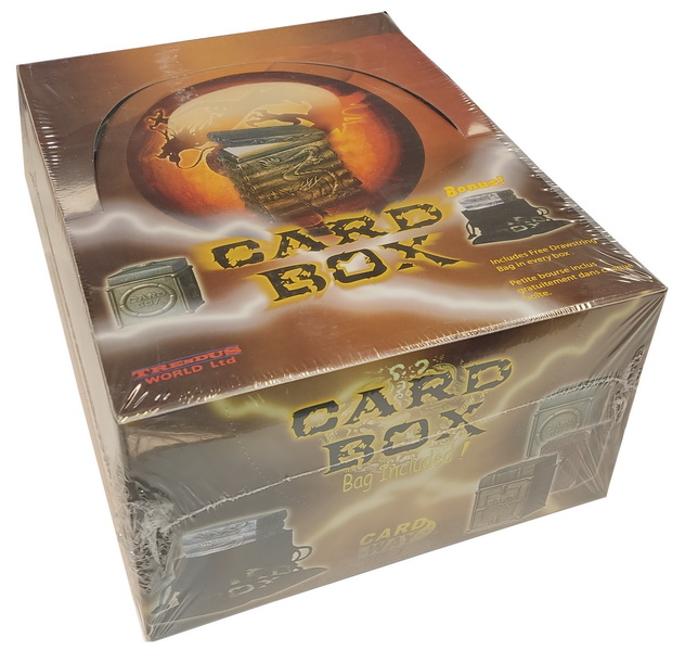 Card Way - Vintage Deck Box in resina con sacchetto: Display a 6 Deck Box