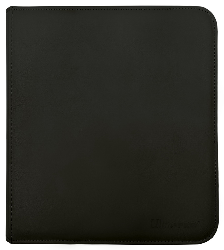 Ultra-PRO - Vivid 12-Pocket Zippered PRO-Binder Black
