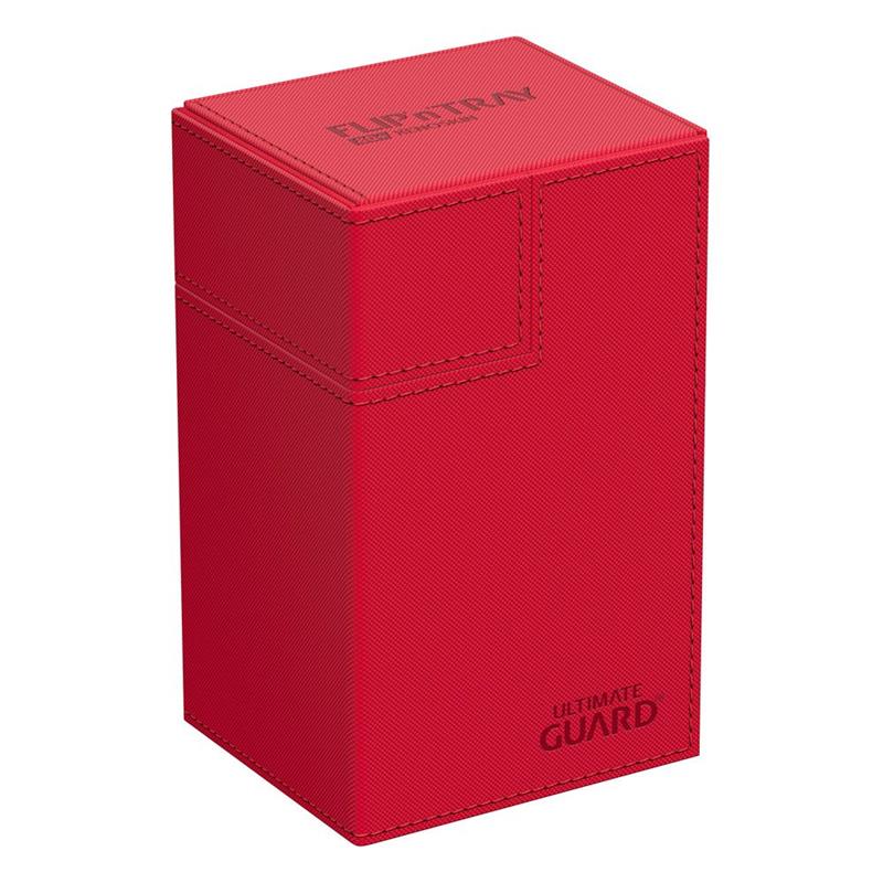 Ultimate Guard - Flip n Tray 80+ Xenoskin monocolor Red