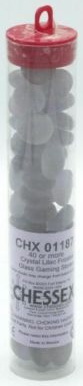 Chessex - Confezione 40 Pietrine Crystal Lilac Frosted