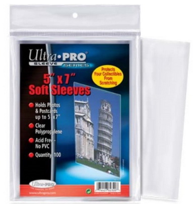 Ultra-PRO - Confezione 100 5"x7" Soft Sleeves