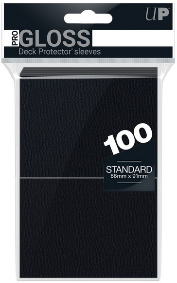 Ultra-PRO - Confezione 100 Sleeves Standard PRO-Gloss Black