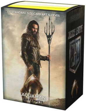 [A73] Dragon Shield - Conf. 100 Standard Size Sleeves Art Matte Justice League: Aquaman