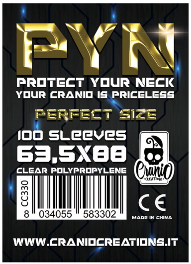 PYN - Confezione 100 Sleeves Perfect Size 63.5x88 mm