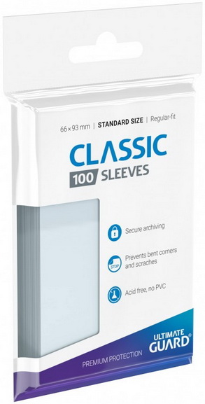 Ultimate Guard - Confezione 100 Sleeves Standard Size Classic