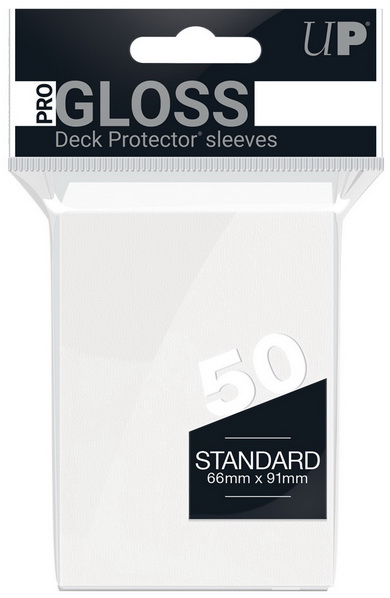 Ultra-PRO - Confezione 50 Sleeves Standard PRO-Gloss White