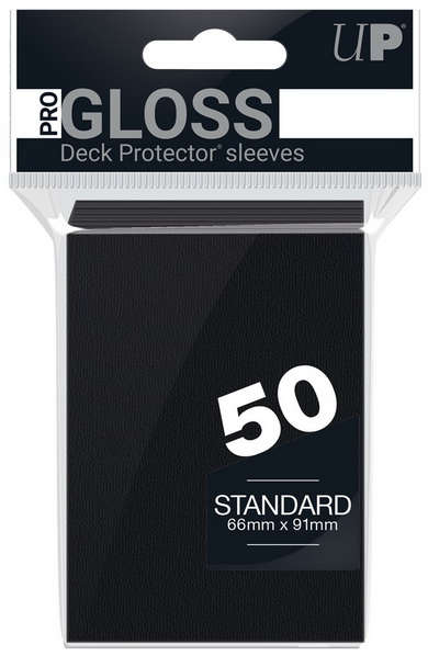 Ultra-PRO - Confezione 50 Sleeves Standard PRO-Gloss Black