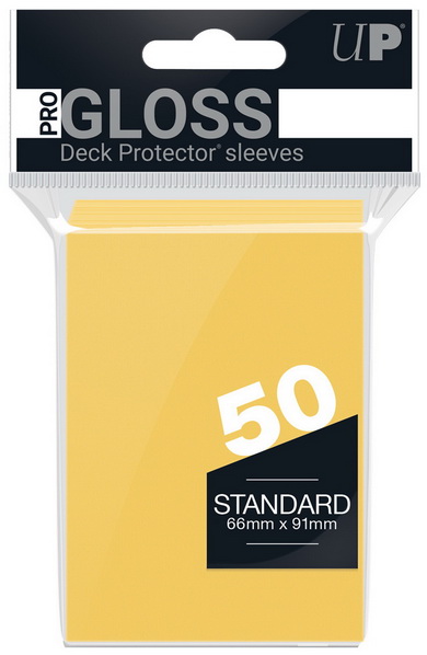 Ultra-PRO - Confezione 50 Sleeves Standard PRO-Gloss Yellow