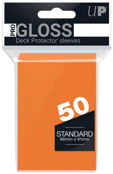 Ultra-PRO - Confezione 50 Sleeves Standard PRO-Gloss Orange