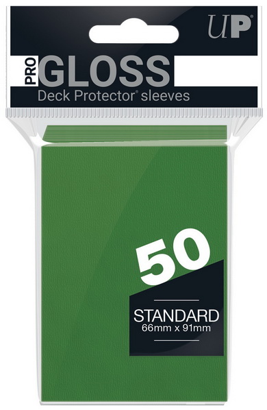 Ultra-PRO - Confezione 50 Sleeves Standard PRO-Gloss Green