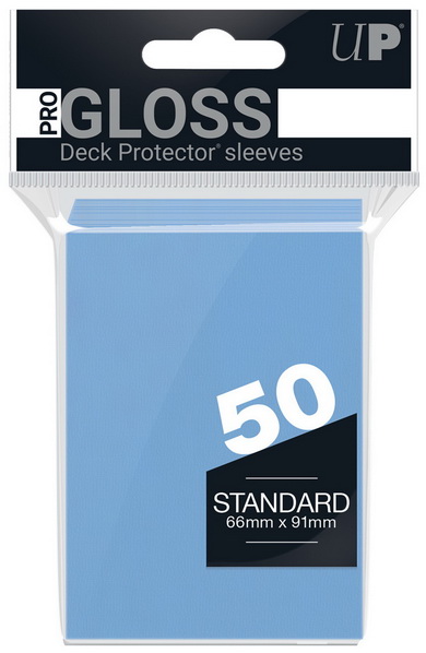 Ultra-PRO - Confezione 50 Sleeves Standard PRO-Gloss Light Blue
