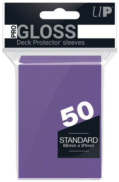 Ultra-PRO - Confezione 50 Sleeves Standard PRO-Gloss Purple