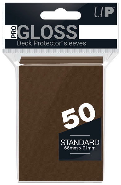 Ultra-PRO - Confezione 50 Sleeves Standard PRO-Gloss Brown