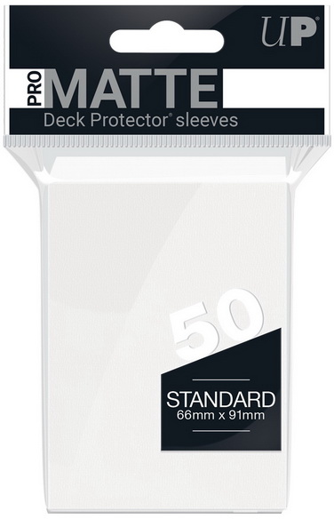 Ultra-PRO - Confezione 50 Sleeves Standard PRO-Matte White