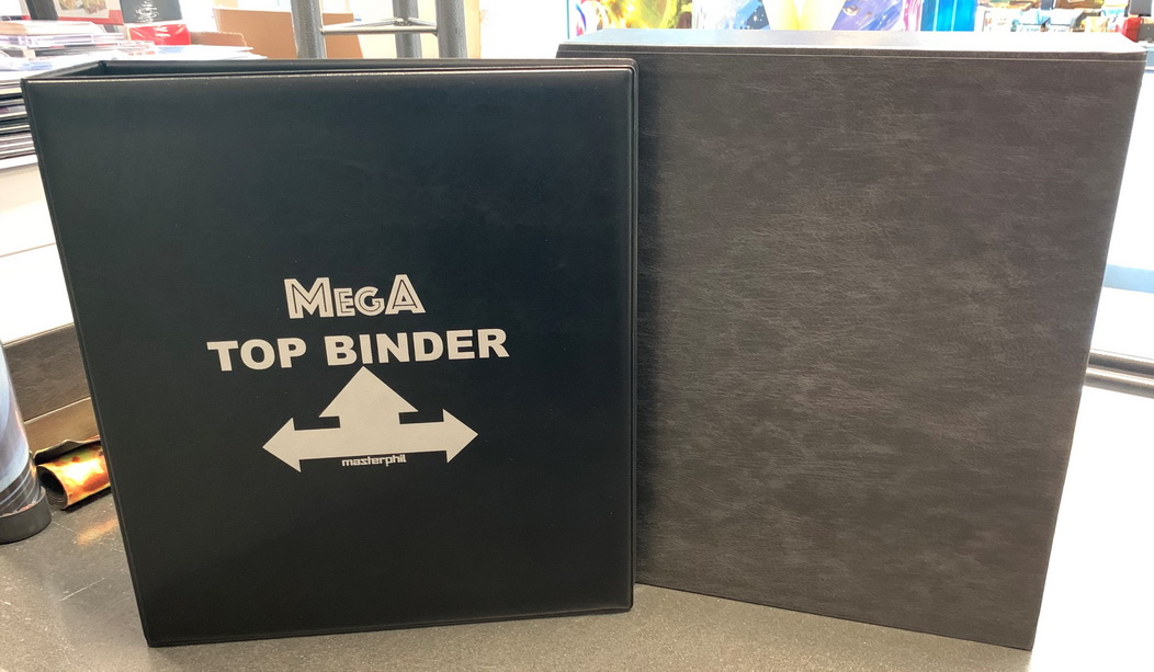Masterphil - MEGA TOPBINDER Bundle Bustine Cards Collection Black (con 16 fogli)
