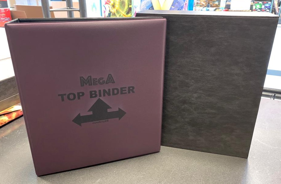 Masterphil - MEGA TOPBINDER Bundle Gradate PSA/Graad Purple Disco Machine (con 8 fogli)