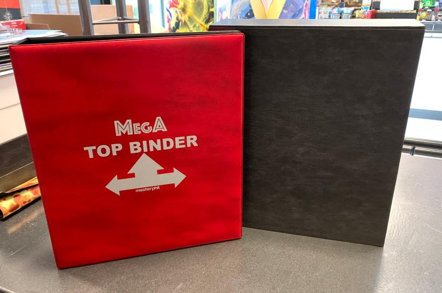 Masterphil - MEGA TOPBINDER Bundle Gradate PSA/Graad Cards Collection Red (con 8 fogli)
