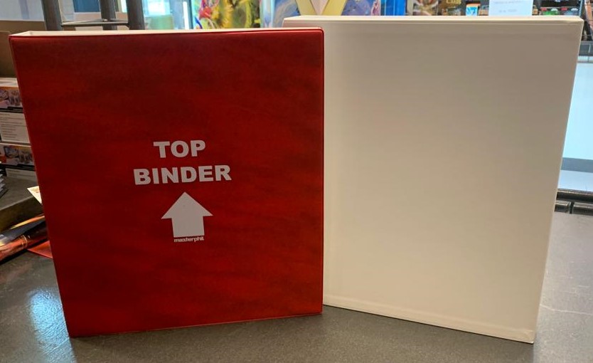 Masterphil - TOPBINDER Bundle Bustine Cloud Red (con 10 fogli)