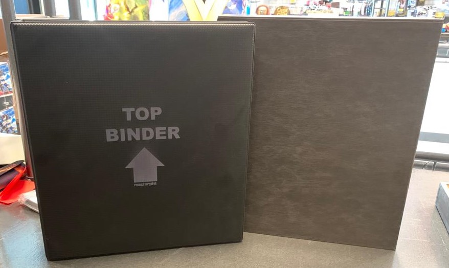 Masterphil - TOPBINDER Bundle Bustine Square Black (con 10 fogli)