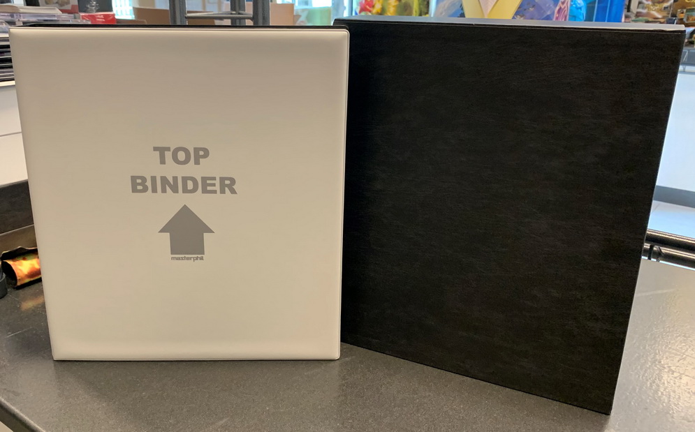 Masterphil - TOPBINDER Bundle Bustine Cards Collection White (con 10 fogli)