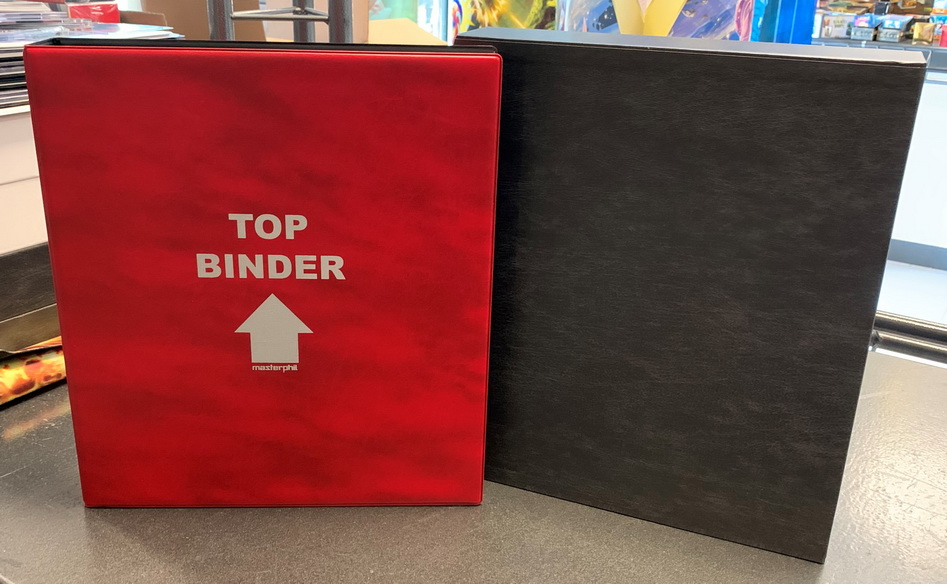 Masterphil - TOPBINDER Bundle Bustine Cards Collection Red (con 10 fogli)