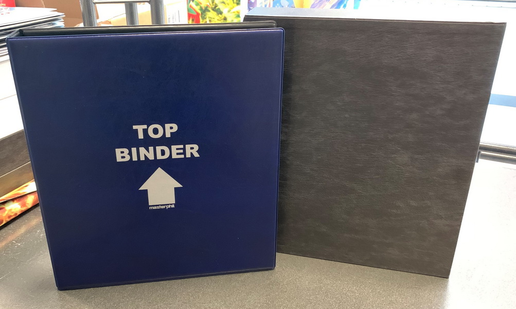 Masterphil - TOPBINDER Bundle Bustine Cards Collection Blue (con 10 fogli)