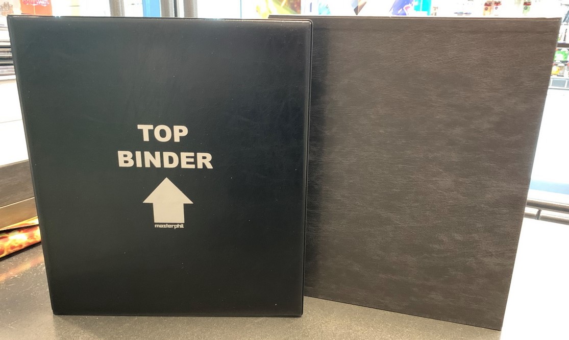 Masterphil - TOPBINDER Bundle Bustine Cards Collection Black (con 10 fogli)