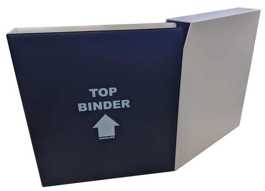 Masterphil - Album TOPBINDER Night Blue con custodia White