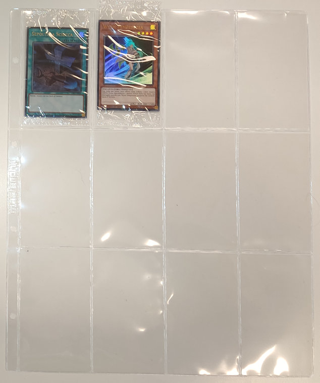 Masterphil - TOPBINDER Confezione 10 fogli a 12 tasche per carte YuGiOh! in bustina